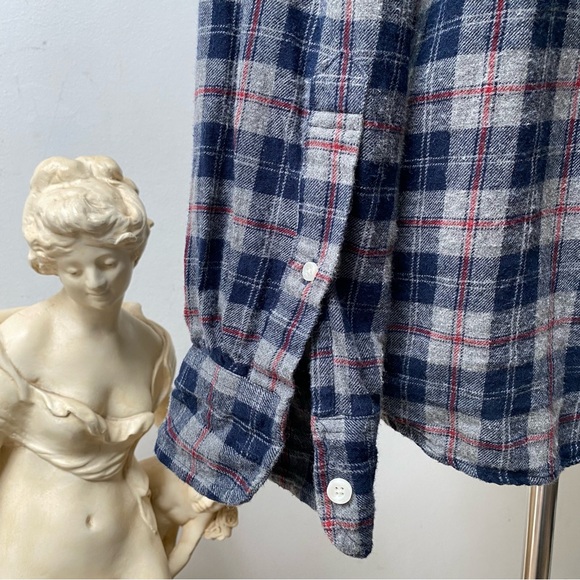 J Crew Flannel Plaid Slim Fit Button Up Shirt - Picture 8 of 14